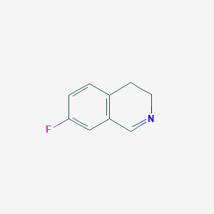 molecular formula C9H8FN B149019 7-氟-3,4-二氢异喹啉 CAS No. 131250-14-1