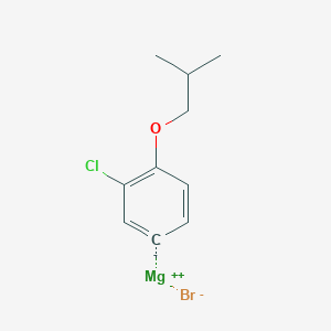 molecular formula C10H12BrClMgO B14901904 (3-Chloro-4-i-butyloxyphenyl)magnesium bromide 