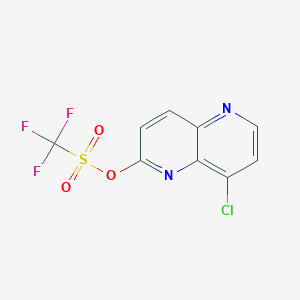 8-Chloro-1,5-naphthyridin-2-yl trifluoromethanesulfonate