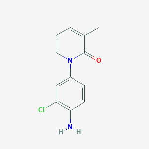 1-(4-Amino-3-chlorophenyl)-3-methylpyridin-2(1H)-one