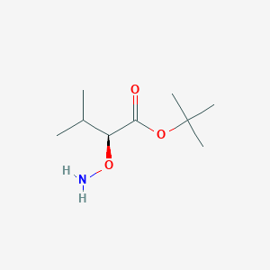 molecular formula C9H19NO3 B14901921 tert-Butyl (S)-2-(aminooxy)-3-methylbutanoate 