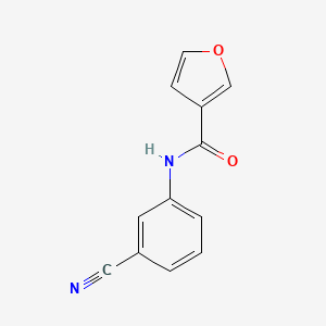 N-(3-cyanophenyl)furan-3-carboxamide