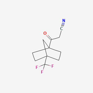 3-Oxo-3-(4-(trifluoromethyl)bicyclo[2.2.1]heptan-1-yl)propanenitrile