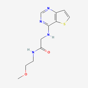 molecular formula C11H14N4O2S B14901986 n-(2-Methoxyethyl)-2-(thieno[3,2-d]pyrimidin-4-ylamino)acetamide 