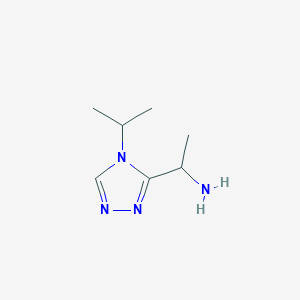 1-[4-(propan-2-yl)-4H-1,2,4-triazol-3-yl]ethanamine