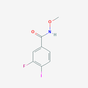 3-fluoro-4-iodo-N-methoxybenzamide