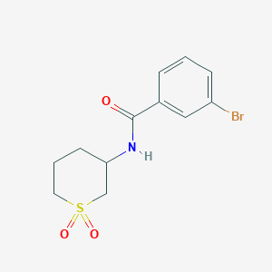 3-Bromo-N-(1,1-dioxidotetrahydro-2h-thiopyran-3-yl)benzamide