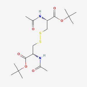 molecular formula C18H32N2O6S2 B14902090 N,N'-Diacetyl-L-cystine Bis(tert-Butyl) Diester 