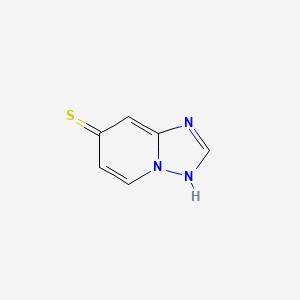 molecular formula C6H5N3S B14902096 [1,2,4]Triazolo[1,5-a]pyridine-7-thiol 