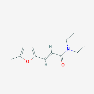 N,N-diethyl-3-(5-methylfuran-2-yl)prop-2-enamide