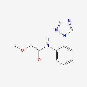 molecular formula C11H12N4O2 B14902172 n-(2-(1h-1,2,4-Triazol-1-yl)phenyl)-2-methoxyacetamide 