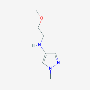 molecular formula C7H13N3O B14902181 N-(2-methoxyethyl)-1-methyl-1H-pyrazol-4-amine 