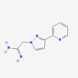 2-(3-(pyridin-2-yl)-1H-pyrazol-1-yl)acetimidamide