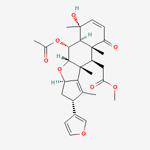 molecular formula C28H34O8 B14902278 6-Acetylnimbandiol CAS No. 1281766-66-2