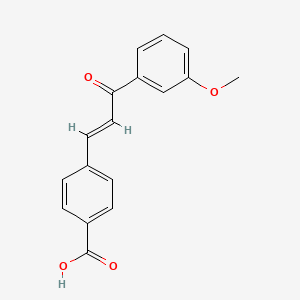 (E)-4-(3-(3-Methoxyphenyl)-3-oxoprop-1-en-1-yl)benzoic acid