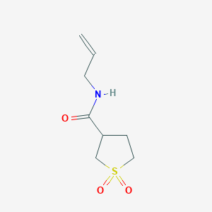 molecular formula C8H13NO3S B14902295 n-Allyltetrahydrothiophene-3-carboxamide 1,1-dioxide 