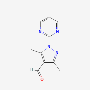 3,5-Dimethyl-1-(pyrimidin-2-yl)-1H-pyrazole-4-carbaldehyde