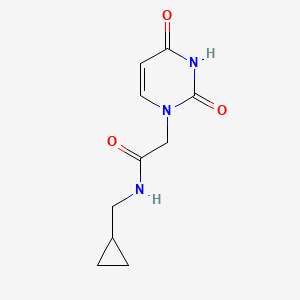 molecular formula C10H13N3O3 B14902378 n-(Cyclopropylmethyl)-2-(2,4-dioxo-3,4-dihydropyrimidin-1(2h)-yl)acetamide 