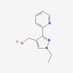 molecular formula C11H13N3O B1490242 (1-乙基-3-(吡啶-2-基)-1H-吡唑-4-基)甲醇 CAS No. 2090607-76-2