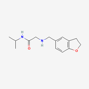 2-(((2,3-Dihydrobenzofuran-5-yl)methyl)amino)-N-isopropylacetamide