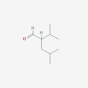 molecular formula C9H18O B14902469 4-Methyl-2-(propan-2-yl)pentanal 