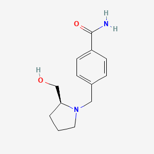 (S)-4-((2-(Hydroxymethyl)pyrrolidin-1-yl)methyl)benzamide