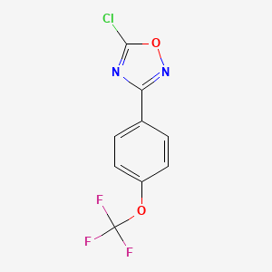 5-Chloro-3-(4-(trifluoromethoxy)phenyl)-1,2,4-oxadiazole