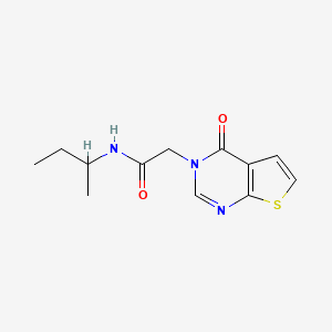 n-(Sec-butyl)-2-(4-oxothieno[2,3-d]pyrimidin-3(4h)-yl)acetamide