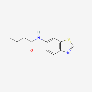 n-(2-Methylbenzo[d]thiazol-6-yl)butyramide