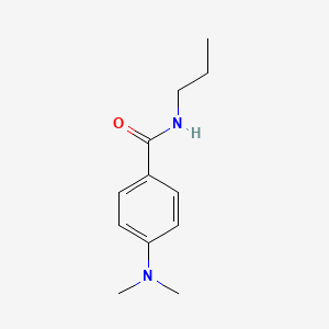 molecular formula C12H18N2O B14902518 4-(dimethylamino)-N-propylbenzamide 