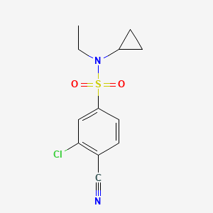 3-chloro-4-cyano-N-cyclopropyl-N-ethylbenzenesulfonamide