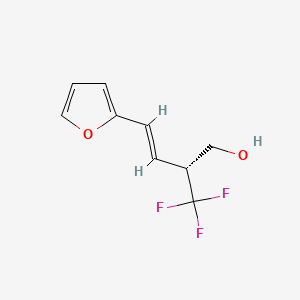 (R,E)-4-(Furan-2-yl)-2-(trifluoromethyl)but-3-en-1-ol