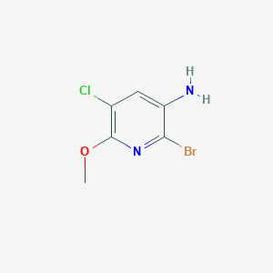 2-Bromo-5-chloro-6-methoxypyridin-3-amine