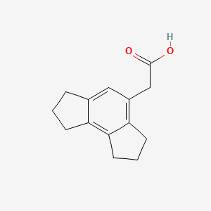 2-(1,2,3,6,7,8-Hexahydro-as-indacen-4-yl)acetic acid