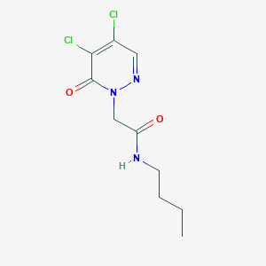 molecular formula C10H13Cl2N3O2 B14902603 n-Butyl-2-(4,5-dichloro-6-oxopyridazin-1(6h)-yl)acetamide 