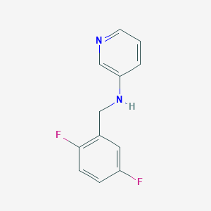 molecular formula C12H10F2N2 B14902609 n-(2,5-Difluorobenzyl)pyridin-3-amine 