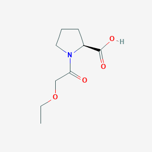 molecular formula C9H15NO4 B14902615 (2-Ethoxyacetyl)-l-proline 