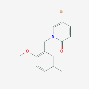 5-Bromo-1-(2-methoxy-5-methylbenzyl)pyridin-2(1h)-one