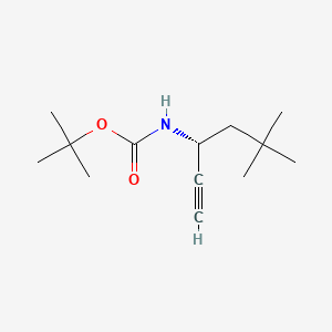 (R)-tert-Butyl (5,5-dimethylhex-1-yn-3-yl)carbamate