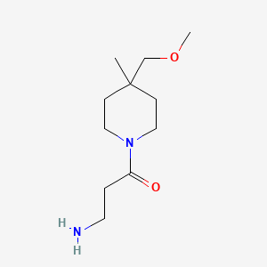 3-Amino-1-(4-(methoxymethyl)-4-methylpiperidin-1-yl)propan-1-one