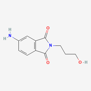 5-amino-2-(3-hydroxypropyl)-1H-isoindole-1,3(2H)-dione