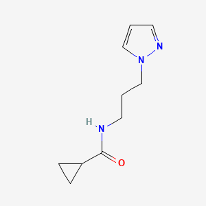 n-(3-(1h-Pyrazol-1-yl)propyl)cyclopropanecarboxamide