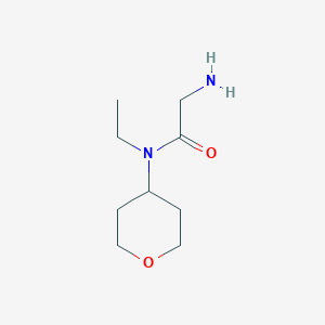 2-amino-N-ethyl-N-(tetrahydro-2H-pyran-4-yl)acetamide