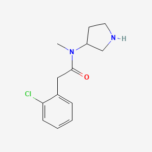 2-(2-chlorophenyl)-N-methyl-N-(pyrrolidin-3-yl)acetamide