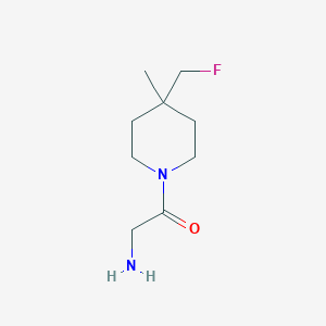 molecular formula C9H17FN2O B1490278 2-氨基-1-(4-(氟甲基)-4-甲基哌啶-1-基)乙酮 CAS No. 2092039-12-6