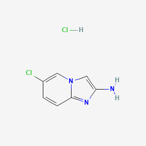 6-Chloroimidazo[1,2-a]pyridin-2-amine hydrochloride