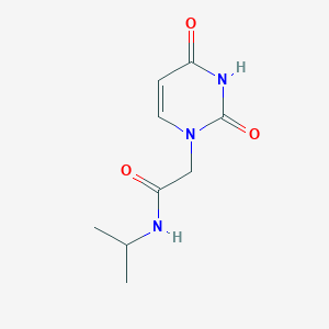 molecular formula C9H13N3O3 B14902792 2-(2,4-Dioxo-3,4-dihydropyrimidin-1(2h)-yl)-N-isopropylacetamide 