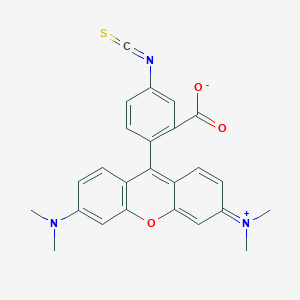 molecular formula C25H21N3O3S B149028 四甲基罗丹明-5-异硫氰酸酯 CAS No. 80724-19-2