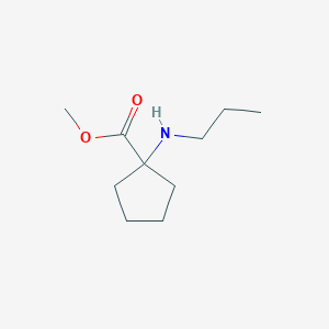 Methyl 1-(propylamino)cyclopentane-1-carboxylate