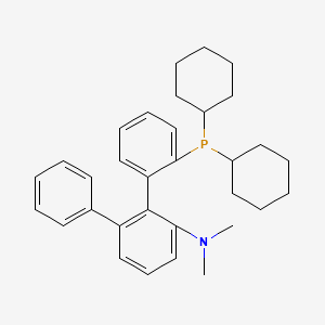 2-(2-dicyclohexylphosphanylphenyl)-N,N-dimethyl-3-phenylaniline